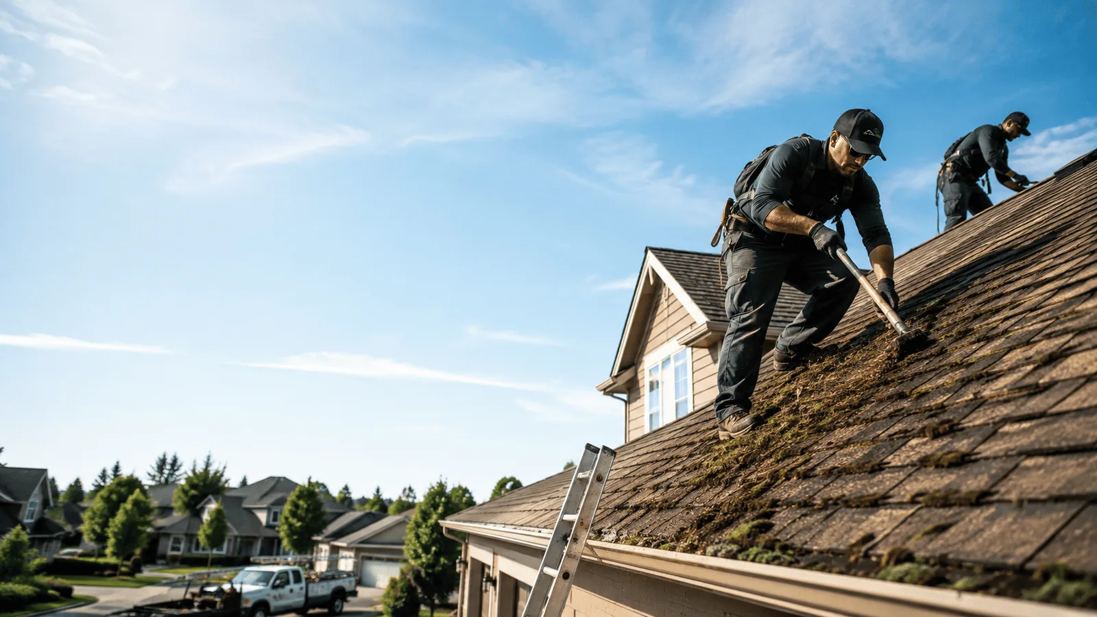 Roof Moss Removal in Roulette, PA near me